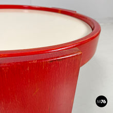 Load image into Gallery viewer, Stackable red and white wood coffee table 780/783 by Gianfranco Frattini for Cassina, 1970s