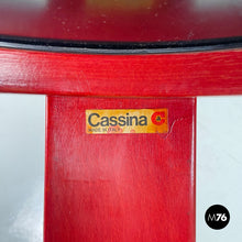Load image into Gallery viewer, Stackable red and white wood coffee table 780/783 by Gianfranco Frattini for Cassina, 1970s