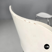 画像をギャラリービューアに読み込む, white wood curved chairs, 1970s