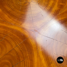 画像をギャラリービューアに読み込む, Wooden round pedestals in Biedermeier style, early 1800s