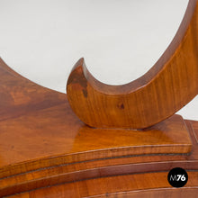 画像をギャラリービューアに読み込む, Wooden round pedestals in Biedermeier style, early 1800s