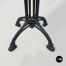 将图片加载到图库查看器,Black cast iron and wooden top bar tables, 1990s