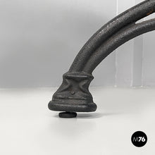 将图片加载到图库查看器,Black cast iron and wooden top bar tables, 1990s