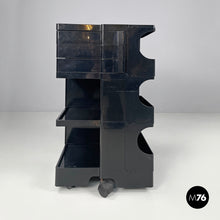 画像をギャラリービューアに読み込む, Black plastic cart Boby by Joe Colombo for Bieffeplast, 1970s