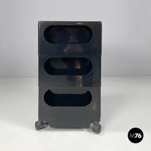 画像をギャラリービューアに読み込む, Black plastic cart Boby by Joe Colombo for Bieffeplast, 1970s