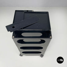 画像をギャラリービューアに読み込む, Black plastic cart Boby by Joe Colombo for Bieffeplast, 1970s