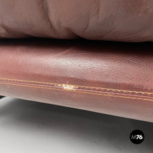 将图片加载到图库查看器,Brown leather armchairs Coronado by Afra and Tobia Scarpa for B&B, 1970s