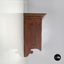 画像をギャラリービューアに読み込む, Wooden wall nightstands with decorated doors, 1960s