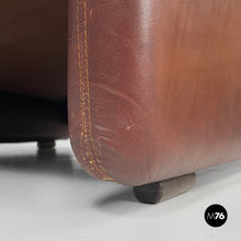 将图片加载到图库查看器,Brown leather armchairs Coronado by Afra and Tobia Scarpa for B&B, 1970s