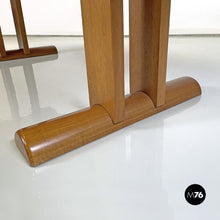 画像をギャラリービューアに読み込む, Rectangular wooden dining table, 1980s