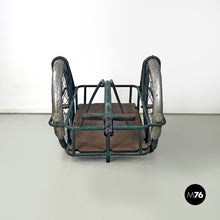 Load image into Gallery viewer, Bicycle trolley in metal and wood, 1960s