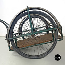 Load image into Gallery viewer, Bicycle trolley in metal and wood, 1960s