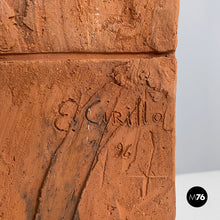 画像をギャラリービューアに読み込む, Terracotta sculpture by Edmondo Cirillo, 1996