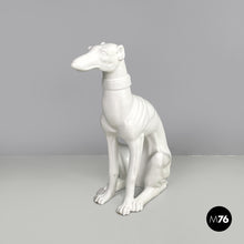 画像をギャラリービューアに読み込む, White ceramic dog sculpture by Roche Bobois, 1980s