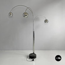 Charger l'image dans la galerie, Chromed metal floor lamp by Goffredo Reggiani for Reggiani, 1970s