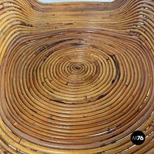 画像をギャラリービューアに読み込む, Bamboo magazine rack by Vivai Del Sud, 1960s