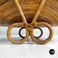 画像をギャラリービューアに読み込む, Bamboo magazine rack by Vivai Del Sud, 1960s