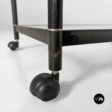 Charger l'image dans la galerie, Cart in steel and glass, 1970s