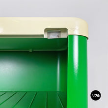 画像をギャラリービューアに読み込む, Green and dirty white 4964 chest of drawers by Olaf Von Bohr for Kartell, 1970s