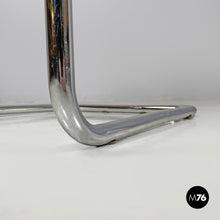 Load image into Gallery viewer, Chromed metal wood and Vienna straw chair, 1970s