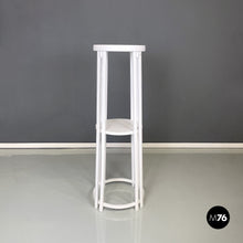 画像をギャラリービューアに読み込む, White wooden pedestal by Thonet, 1990s