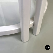 画像をギャラリービューアに読み込む, White wooden pedestal by Thonet, 1990s