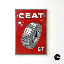 将图片加载到图库查看器,Ceat advertising sign, 1950s