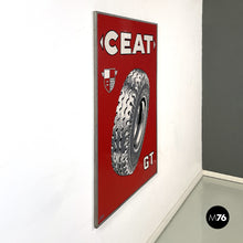 将图片加载到图库查看器,Ceat advertising sign, 1950s