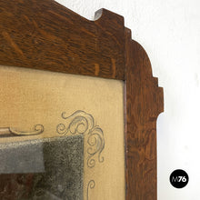 Charger l'image dans la galerie, Charcoal drawing with wooden frame, 1930s