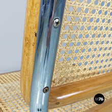画像をギャラリービューアに読み込む, Wood, steel and Vienna straw Cesca style chairs, 1970s