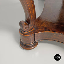 画像をギャラリービューアに読み込む, Console table in wood and marble with inlay decorations, 1840