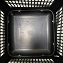 画像をギャラリービューアに読み込む, Office bins in black metal and plastic by Neolt, 1980s