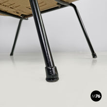 画像をギャラリービューアに読み込む, Armchairs in metal and beige rope, 1960s