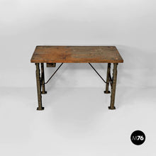 Charger l'image dans la galerie, Wooden and cast iron console, 1800s