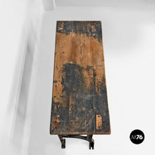 将图片加载到图库查看器,Wooden and cast iron console, 1800s