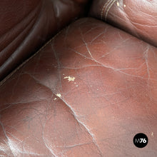 将图片加载到图库查看器,Brown leather sofa Coronado by Afra and Tobia Scarpa for B&B, 1970s