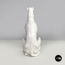 画像をギャラリービューアに読み込む, White ceramic dog sculpture by Roche Bobois, 1980s