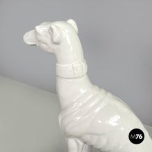 画像をギャラリービューアに読み込む, White ceramic dog sculpture by Roche Bobois, 1980s