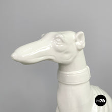 画像をギャラリービューアに読み込む, White ceramic dog sculpture by Roche Bobois, 1980s