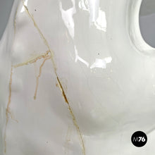 画像をギャラリービューアに読み込む, White ceramic dog sculpture by Roche Bobois, 1980s