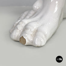 画像をギャラリービューアに読み込む, White ceramic dog sculpture by Roche Bobois, 1980s