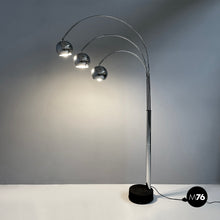 Charger l'image dans la galerie, Chromed metal floor lamp by Goffredo Reggiani for Reggiani, 1970s