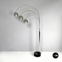 Charger l'image dans la galerie, Chromed metal floor lamp by Goffredo Reggiani for Reggiani, 1970s