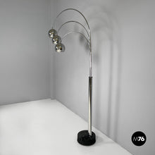 Charger l'image dans la galerie, Chromed metal floor lamp by Goffredo Reggiani for Reggiani, 1970s