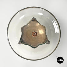 Charger l'image dans la galerie, Wooden cup with glass and silver hemisphere, early 1900s