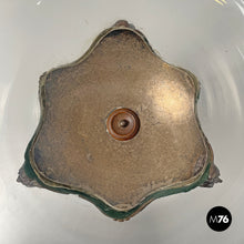 Charger l'image dans la galerie, Wooden cup with glass and silver hemisphere, early 1900s