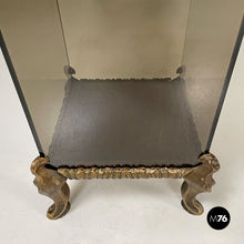 画像をギャラリービューアに読み込む, Wood and glass coffee tables or pedestals, 1970s