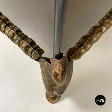 画像をギャラリービューアに読み込む, Wood and glass coffee tables or pedestals, 1970s