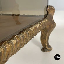 画像をギャラリービューアに読み込む, Wood and glass coffee tables or pedestals, 1970s