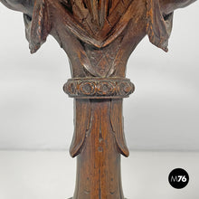 Charger l'image dans la galerie, Wooden cup with glass and silver hemisphere, early 1900s